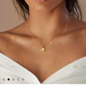 MONICA VINADER Gold Pendant Necklace